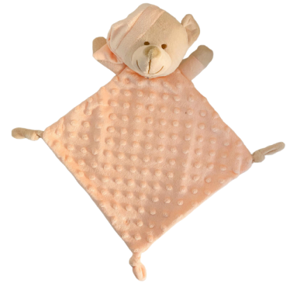 Doudou Salmón Osito dormilon