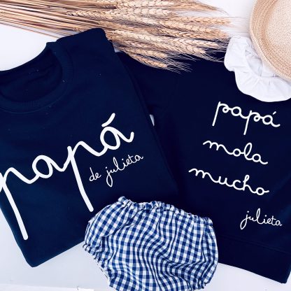 Sudaderas adulto y niñ@ Papá mola mucho y papá