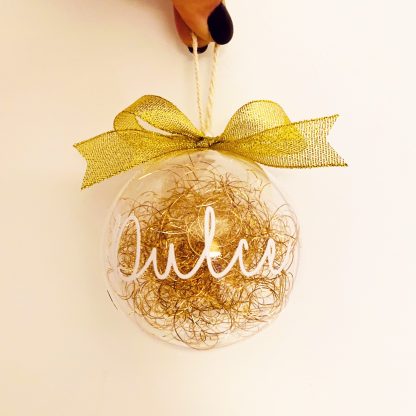 Bola Navidad Double Gold Christmas