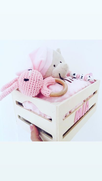 Cajita Personalizada Pink Bear&Rabbit - Imagen 3
