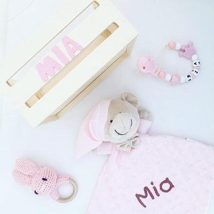 Cajita Personalizada Pink Bear&Rabbit