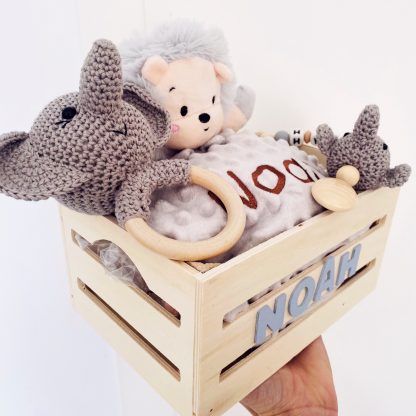Cajita Personalizada Grey Elephant